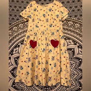 LindyBop pinup dress skater dress Alice in wonderland dress size 16. NWT.